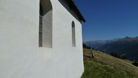 Kerk in de Alpen
