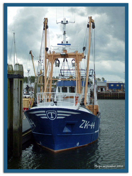 Zoutkamper trawler in Lauwersoog
