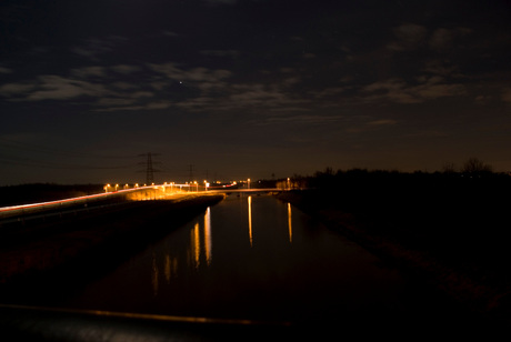 Sluitertijd foto vanaf de Rode Loper te Stadskanaal