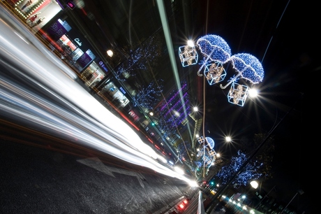 Londen Oxford Street By Night