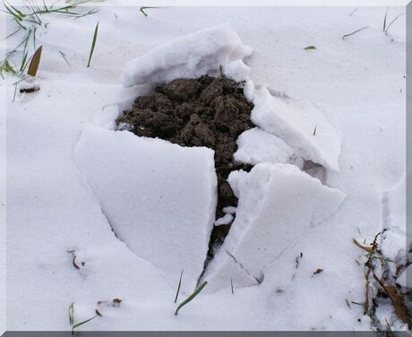 Doorbraak in de sneeuw