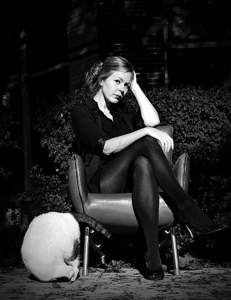 Miss Jones and my lovely cat.