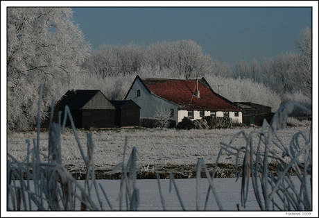 Winterlandschap in "t Weegje (2)