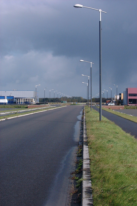 Donkere lucht in Drachten