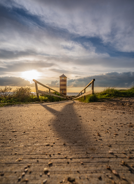 Sunset strand Dishoek