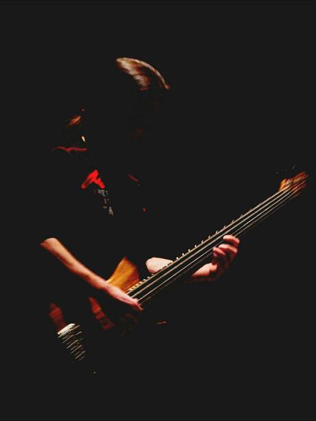 the bass player.