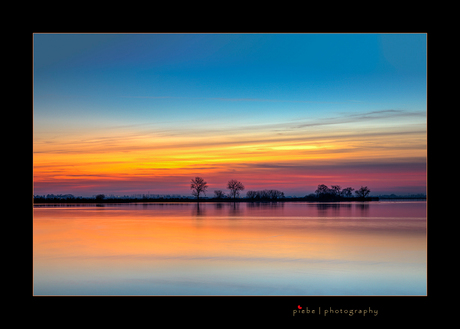 Zonsondergang Goingarijpster Poelen