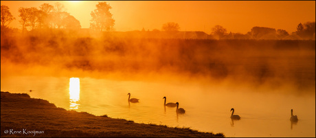 Zonsopkomst boven de Linge