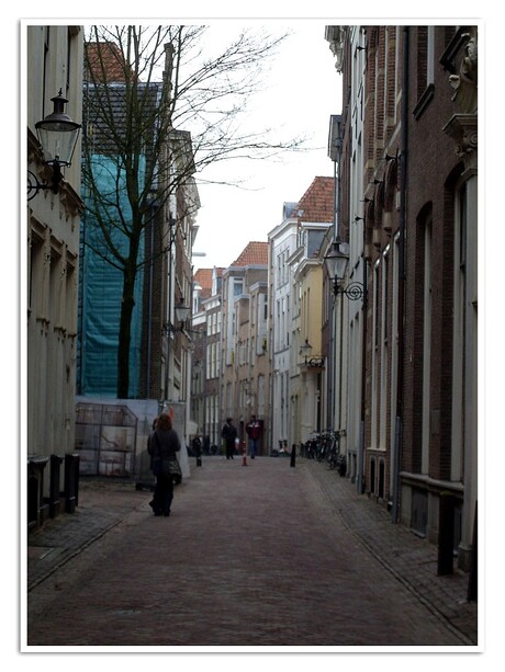 Een straatje in de binnenstad van Deventer