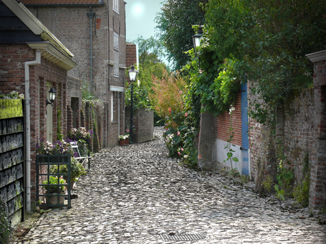 straat in Veere