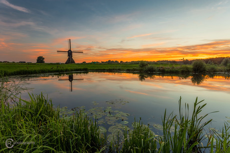 Sunset in Holland