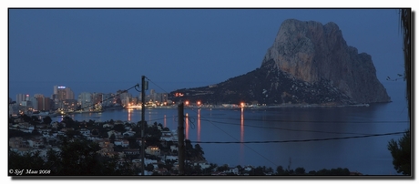 Calpe by night