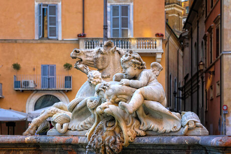 Fontana dei Quattro Fiumi. Rome