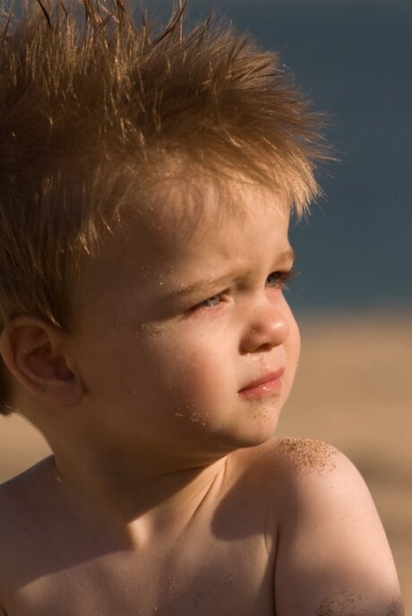 Levi @ the beach