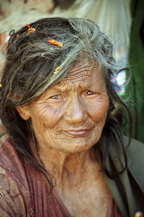 Vrouw Kathmandu