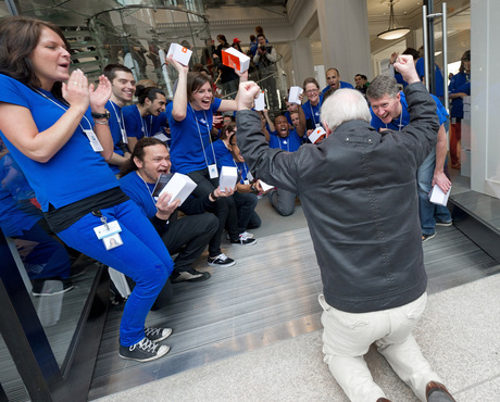 Opening eerste Apple Store in Nederland