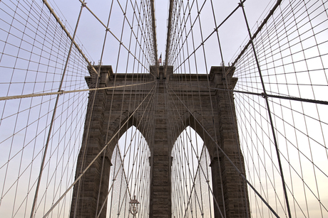 Brooklyn Bridge spinnenweb