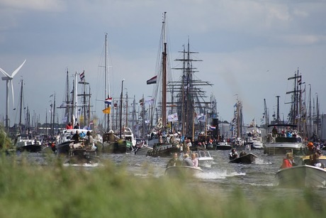 Drukte bij SAIL