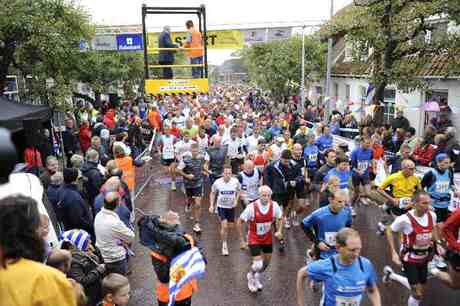 start Kustmarathon 2009 (Marathon Zeeland)