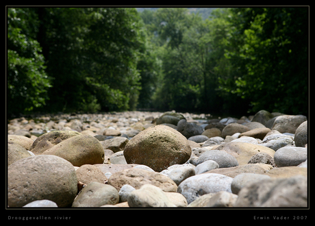 Drooggevallen rivier