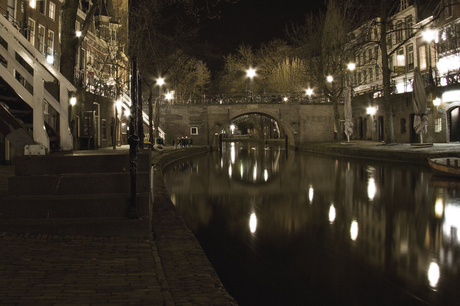 Utrecht bij avond