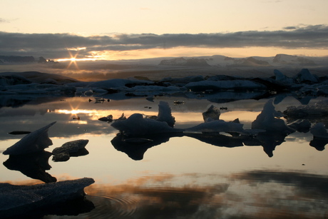 gletsjermeer Jökulsarlon