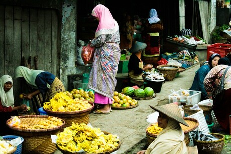 Lokale markt op Java