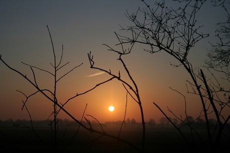 De zon gevangen..