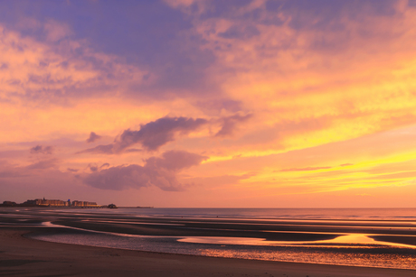Sunset Zeebrugge