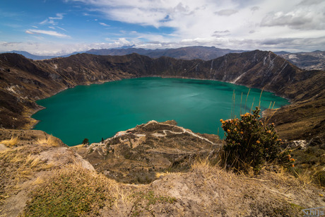 Kratermeer Quilotoa @ Andes, Ecuador