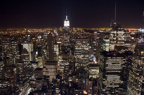 Manhattan by night