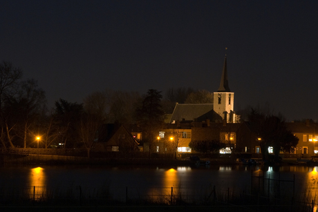 Heerjansdam bij nacht