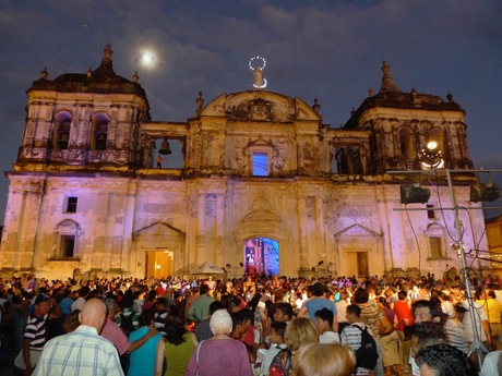 katedraal, basilica menor, de Leon, Nicaragua