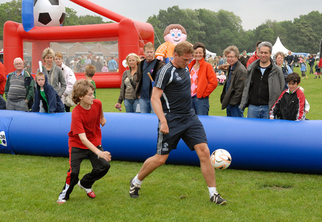 Martin Drent in actie