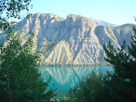 Lac de Serre-Ponçon, Hautes-Alpes, Frankrijk