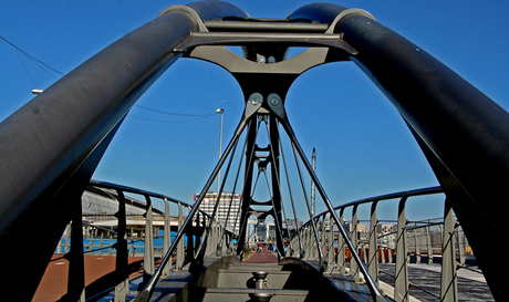 Brug achter Centraal station