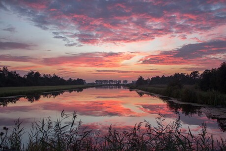 Zonsondergang Olde Maten