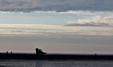 Schiermonnikoog, de eerste boot