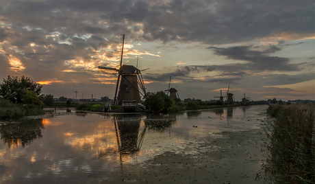 Kinderdijk bijna verlicht