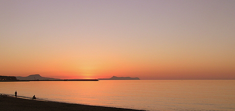 zonsondergang kreta