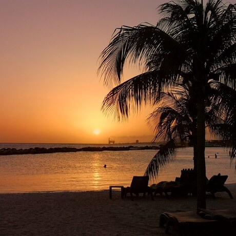 Zonsondergang Curaçao