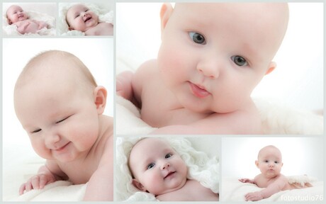 Baby soft collage