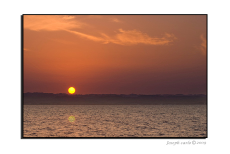 zonsondergang bij de farao