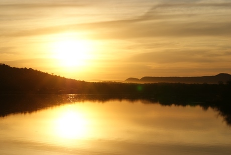 Meer in Mokolodi Nature Reserve Botswana