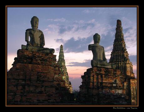 Sunset in Ayutthaya