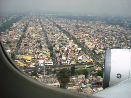 Mexicocity vanuit de lucht
