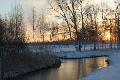 Zonsopgang Zegersloot 2/3/06