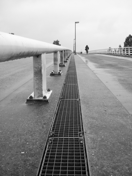 Fietsen in de regen