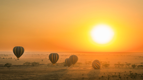 Sunrise in een ballon
