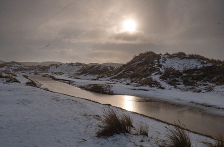 Sneeuwval over de Slufter